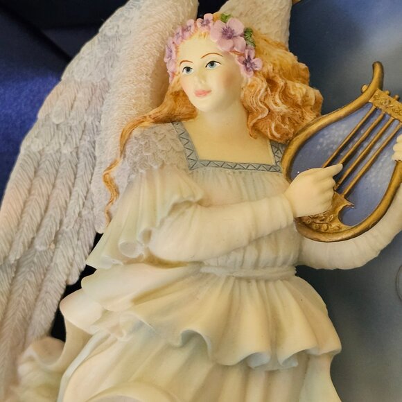 Vtg. Bradford Exchange Angel of Hope Limited Edition Wall Hanging Religious - Picture 2 of 5